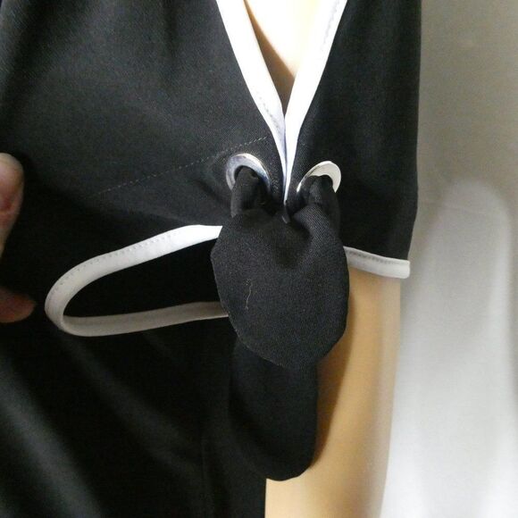 Ivanka Trump Cold Shoulder Tie Split Sleeve Blouse - Picture 6 of 12